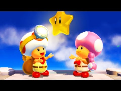 Captain Toad Treasure Tracker (3DS) - Part 1 (The Secret Is in the Stars) 🍄 100% Walkthrough
