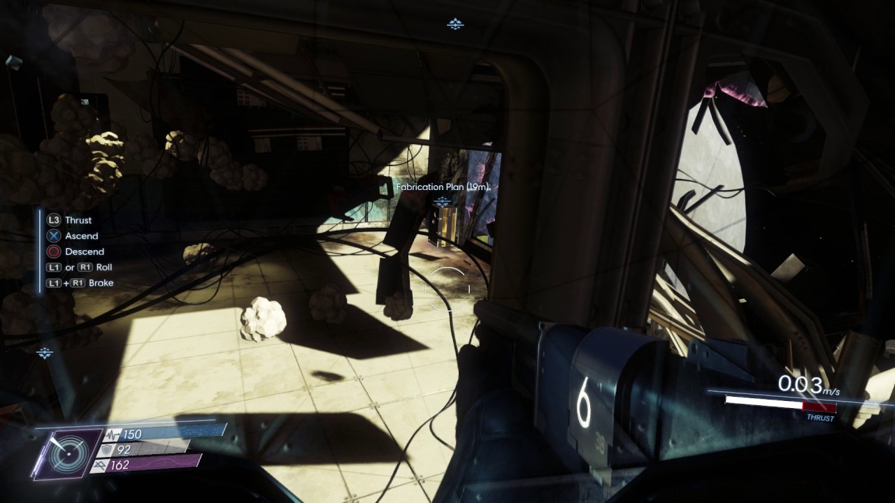 Prey Cargo Bay Defenses Retrieve The Turret Fabrication Plan 3485