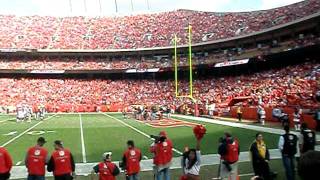 KC chiefs cheerleader