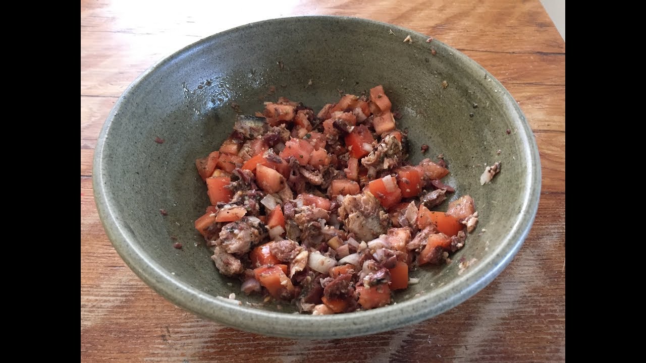 Wild Sardine Salad Paleo Recipe YouTube
