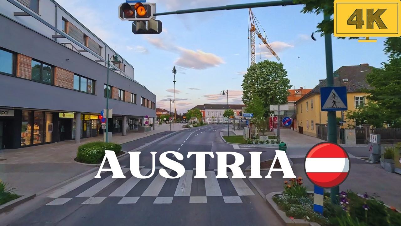 Scenic drive in AMAZING Austria: St. PÖLTEN to KILB