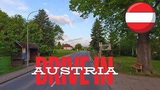 Driving in Austria: St. PÖLTEN to KILB scenic drive