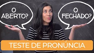 Pronunciation Test in Brazilian Portuguese