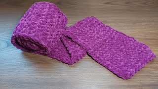 Cómo tejer una bufanda en telar circular
