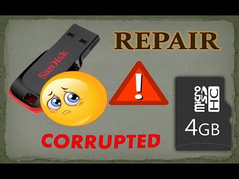 How To Fix Corrupted Or Damaged Sd Card, Usb Drive In Windows- Two Methods 100% Working