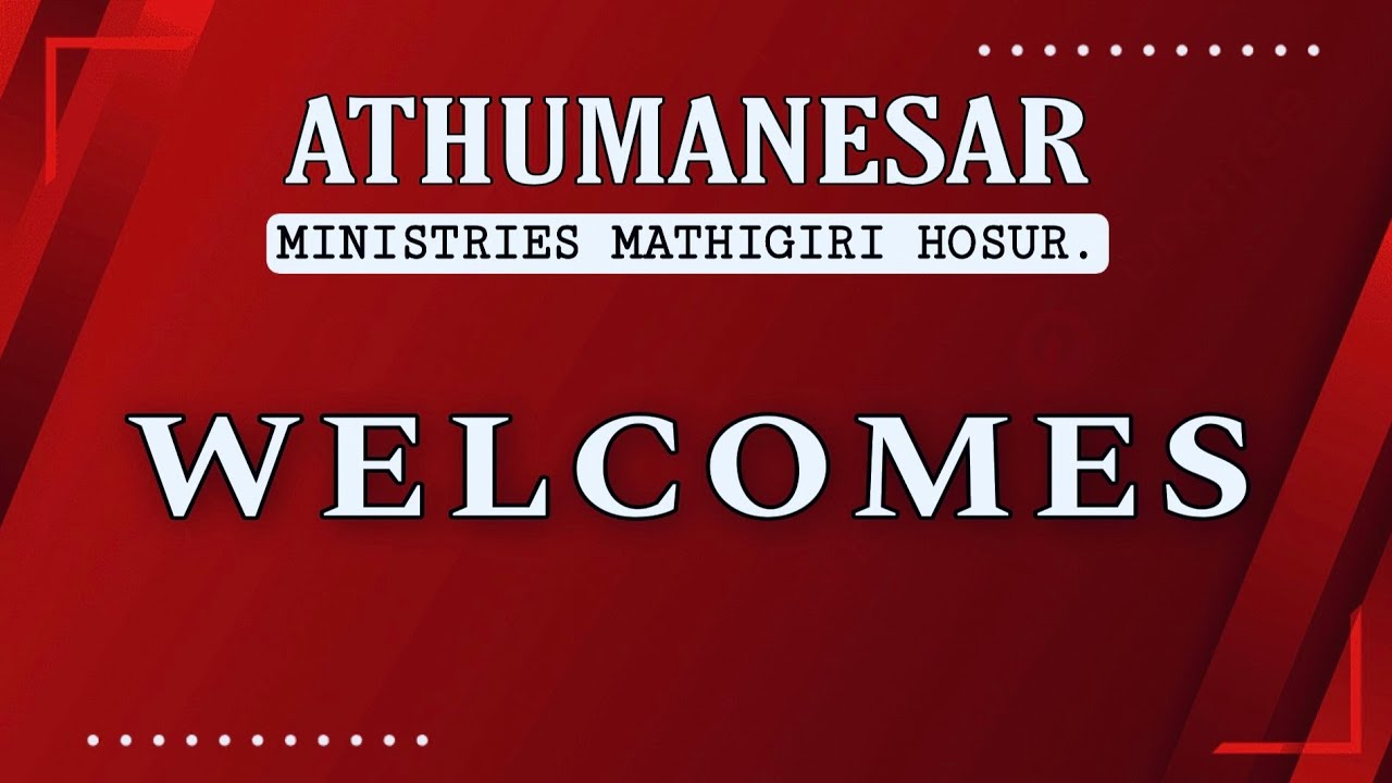Mathigiri Athumanesar Ministries, Mathigiri, Hosur is live! - YouTube