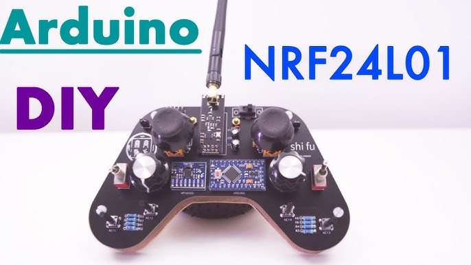 Arduino Quadruple Servo NRF24L01 Remote Control PS2