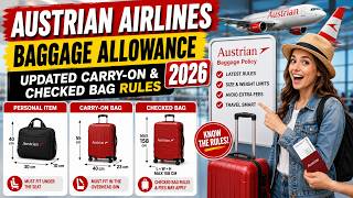 Austrian Airlines Baggage Allowance 2026 | Updated Carry-On & Checked Bag Rules