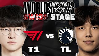 Was ist denn mit T1 los ??!! | BEST OF 1 | T1 vs TL | WORLDS 2023 SWISS STAGE