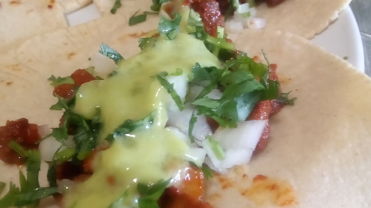 TACOS AL PASTOR CON TORTILLAS HECHAS A MANO.🌮🌮 YouTube