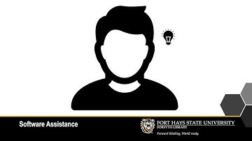 Software Assistance from FHSU Library