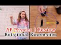 AP Physics 1  Rotational Kinematics Review