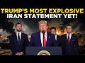 TRUMP IRAN ANNOUNCEMENT LIVE | President Trump Authorizes Massive Strike on Iran Targets | Trump