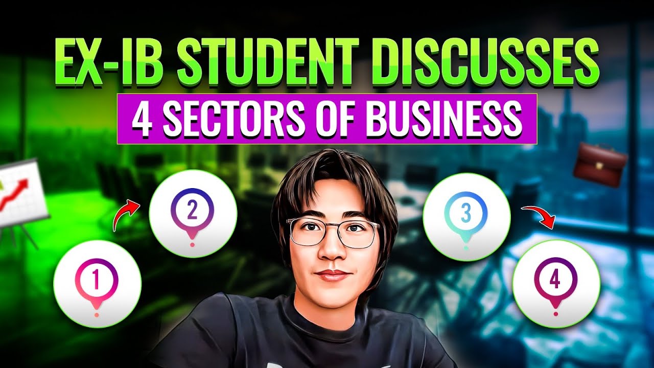 [IB Business Management] Four Sectors of Business Activity Simplified