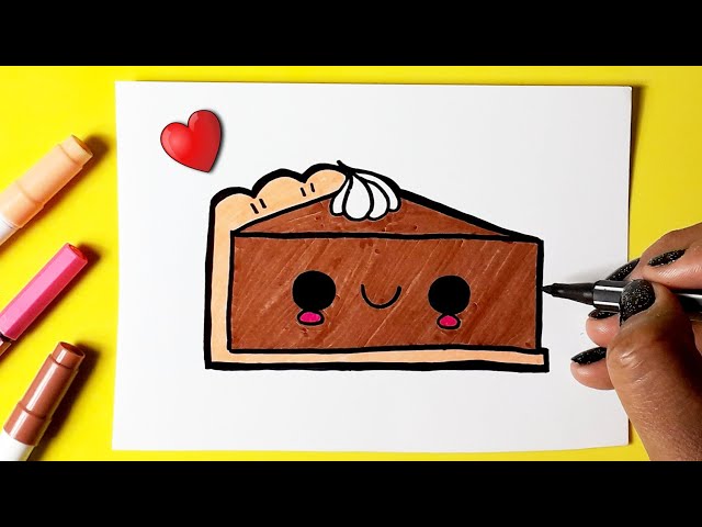 Como desenhar Giz de Cera fofo Kawaii ❤ Desenhos Kawaii - Desenho