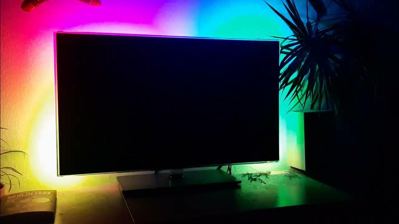 Samsung-TV mit Ambilight - Effekte mit Hyperion-App - YouTube