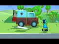 "Rescue Rangers: Animated Ambulance Adventures | Kids Cartoon on Wheels!"