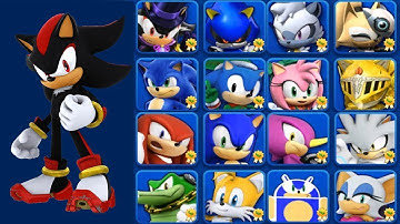 Sonic Dash - Shadow from Sonic the Hedgehog Movie - All 17 Characters Unlocked Android Gameplay