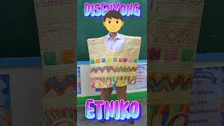 DISENYONG ETNIKO / DIY  paano gumawa ng katutubong kasuotan