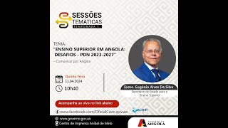 MINTTICS e MESCTI    Abordam desafios do ensino superior e desenvolvimento do PND 2023 2027