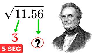 How to Calculate Square root of any number by hands ( Don't teach anyone )
