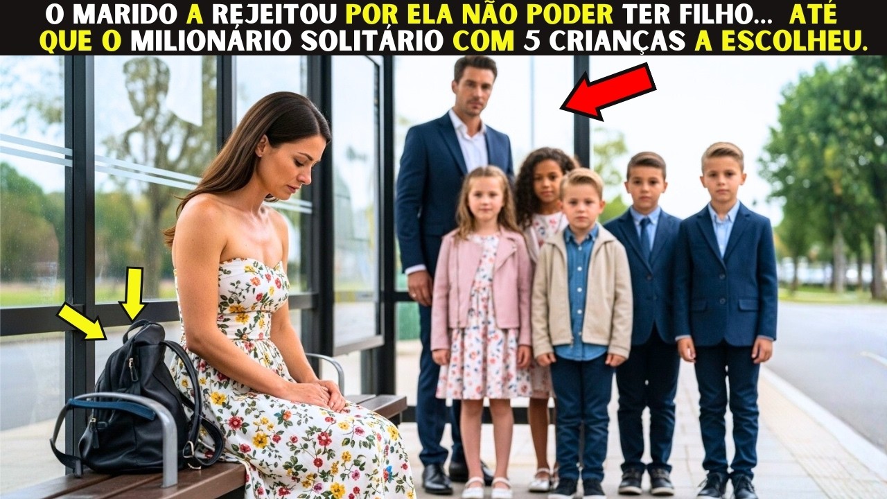 O marido a rejeitou por não poder ter filho… até que o milionário solitário com 5 filhos a escolheu.
