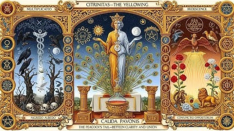 The Cauda Pavonis — The Peacock Stage Where Your Psyche Begins to Illuminate (Alchemy & Jung)