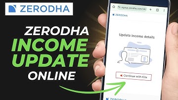 Zerodha Income Details Upload Online 2024 | Zerodha me Income Proof Update Kaise Kare | Zerodha Kite