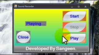 Sound Recoder By Sangeen screenshot 1