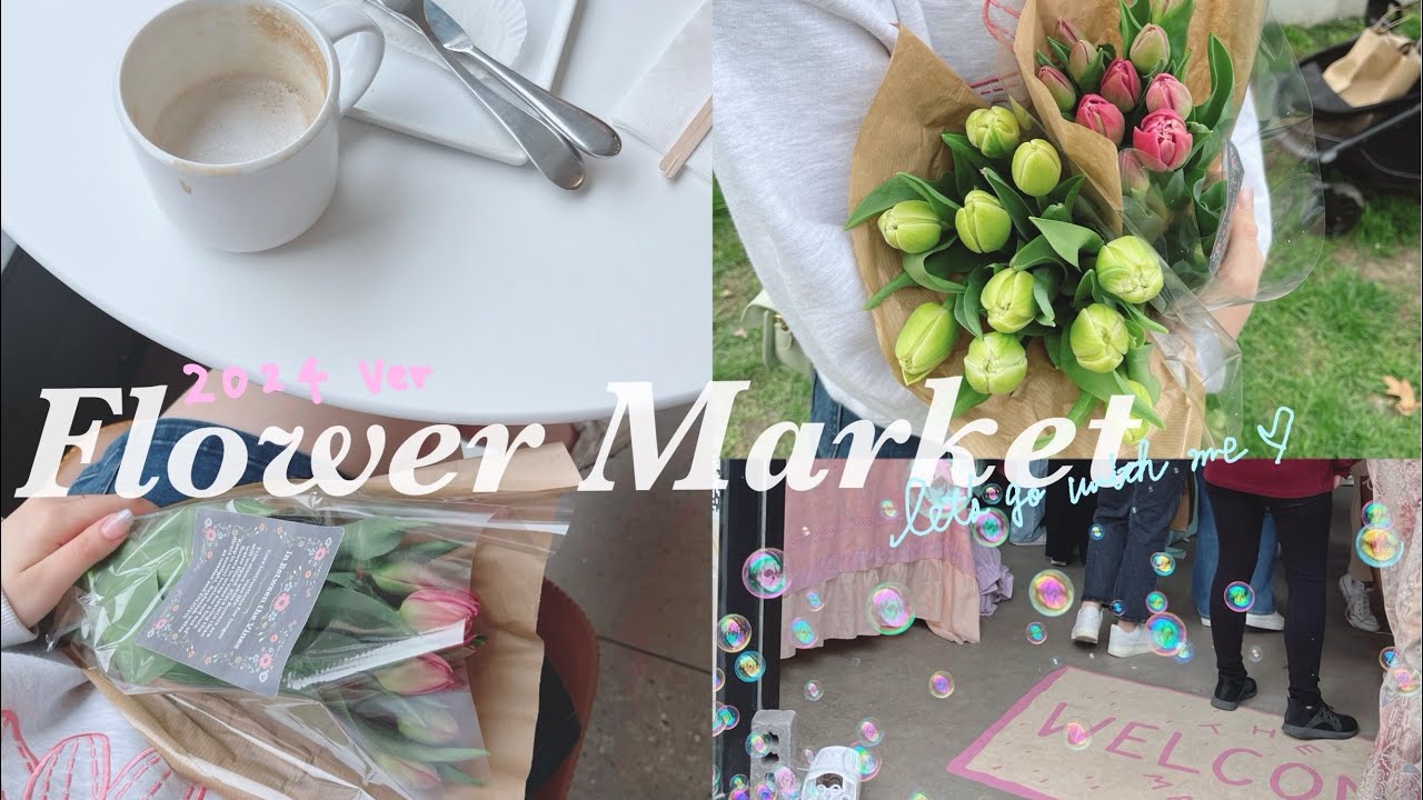 Flower Market🌼🤍/ トロントでフラワーマーケット YouTube