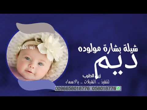 شيلة بشارة مولوده جديده 2022//باسم ديم حماسية