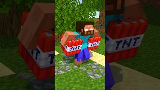 Help Herobrine Tnt Pillagers #Herobrine #Shorts #Minecraft #Minecraftshorts