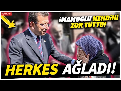 İmamoğlu Ağlamamak İçin Kendini Zor Tuttu!  \