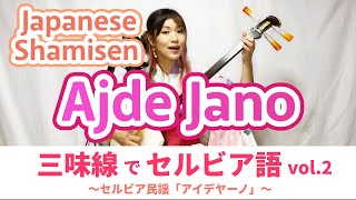 Ajde Jano【Japanese Shamisen】Serbian folk song by Yuzu