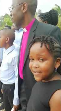 A beautiful girl leads a song in Choir (Kkkt Kijitonyama)