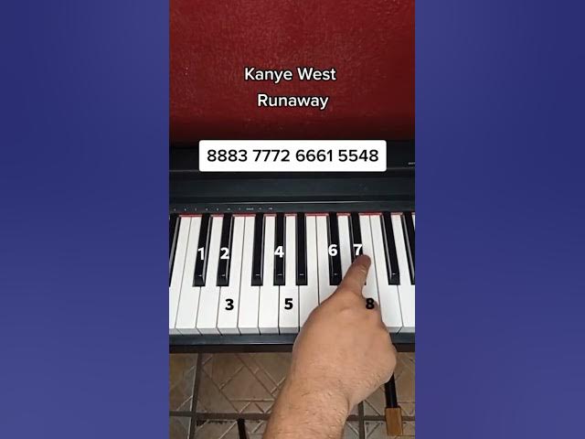 Kanye West - Runaway Piano Tutorial