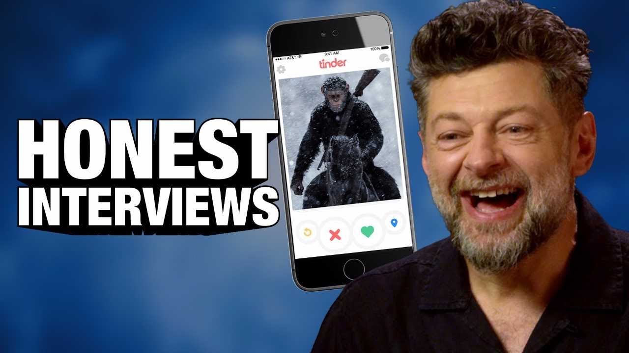 Caesar's Tinder Profile w/ Apes' Andy Serkis! (HONEST INTERVIEW) - YouTube