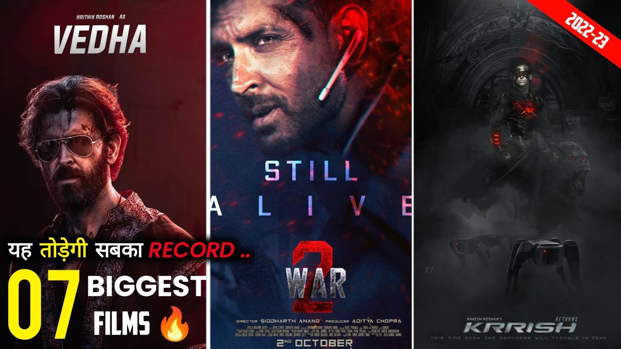 07 Hrithik Roshan Upcoming BIG Movies 2022-2023 | Vikram Vedha ...