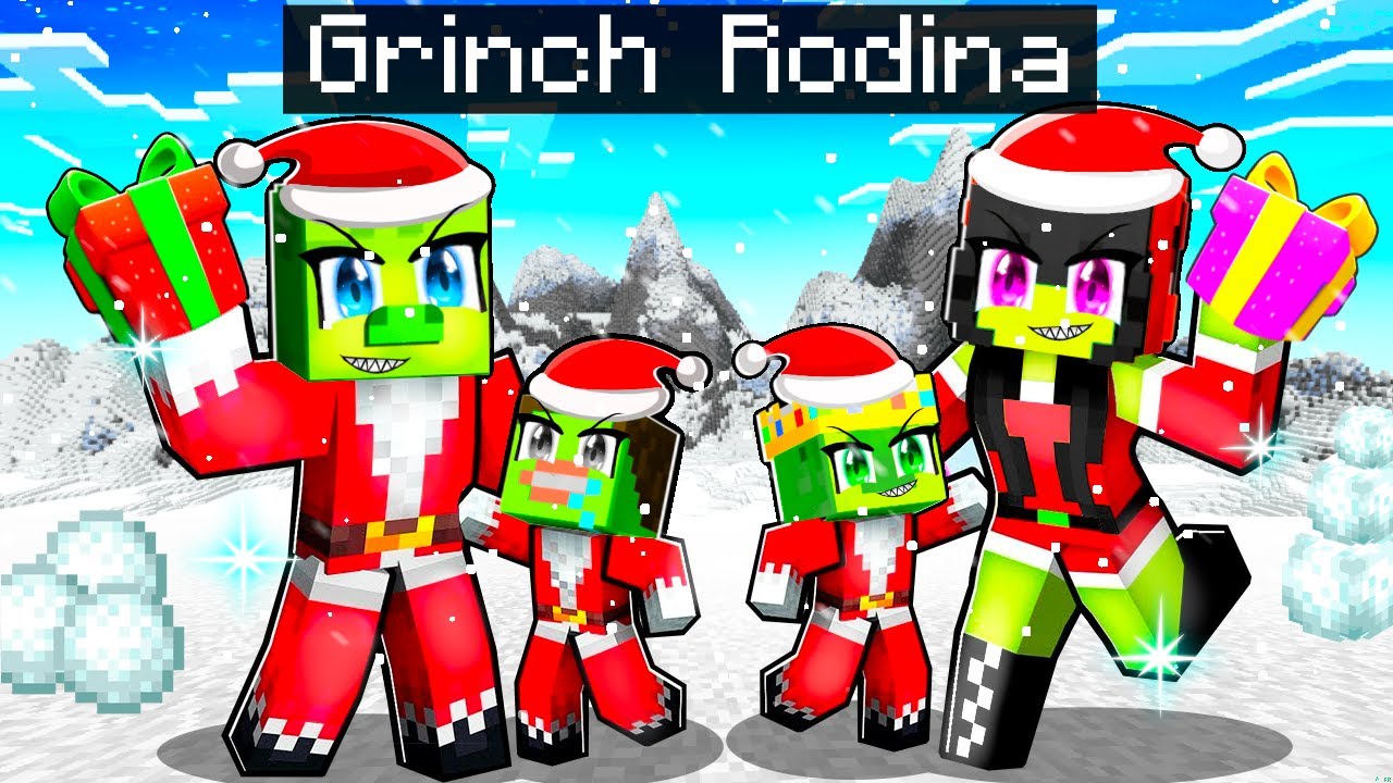 Mám GRINCH RODINU v Minecraftu!
