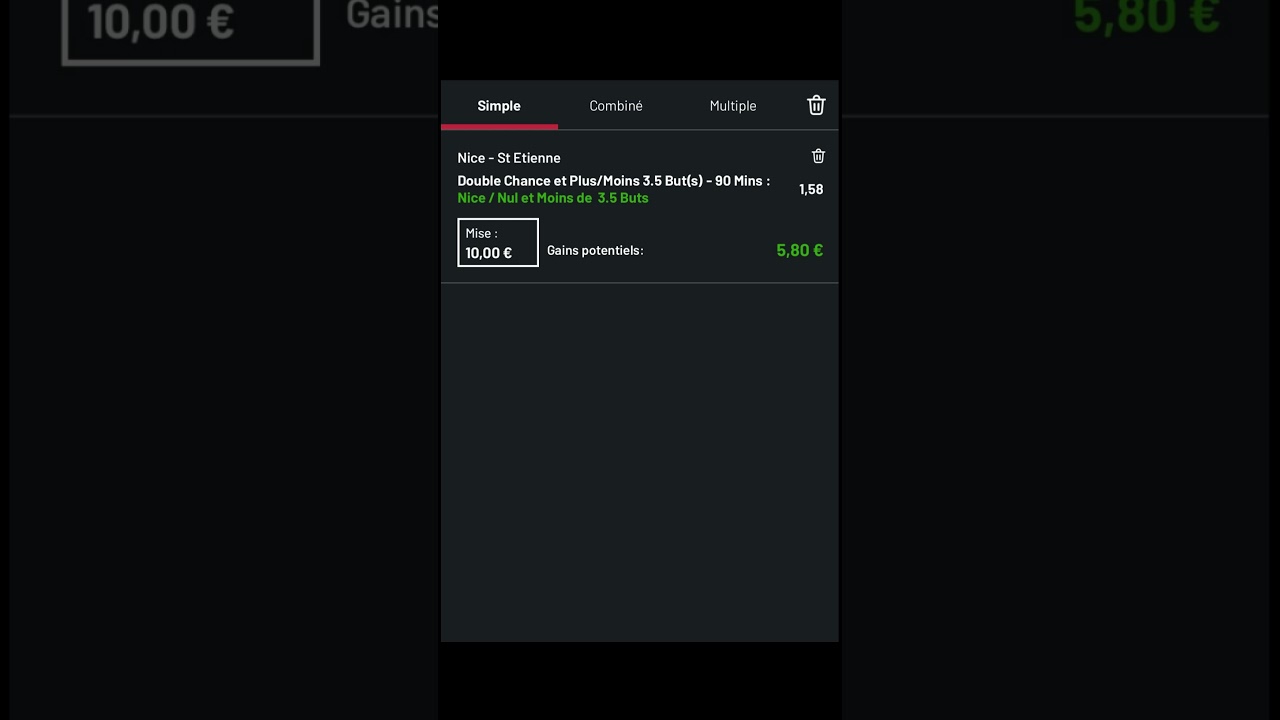 Pronostic foot : Nice St Etienne vendredi 20 septembre  