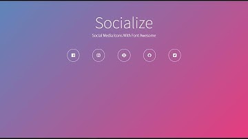 Adding Social Media Icons | HTML & CSS  2019