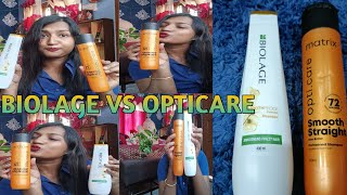Matrix Opti.Care vs. Matrix Biolage Shampoo Review | Honest review after using both shampoos
