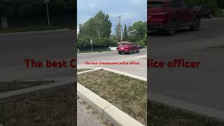 Chesteremere police love to give the finger. #police