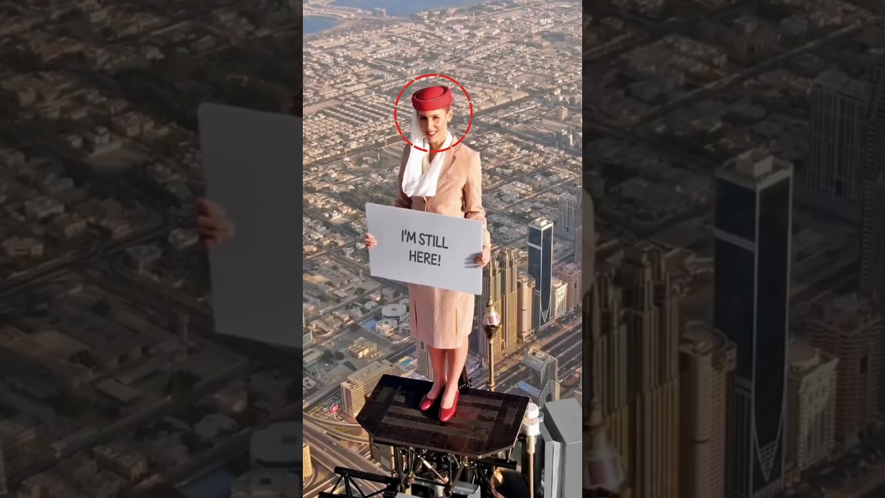 EMIRATES AD ON BURJ KHALIFA!!! 