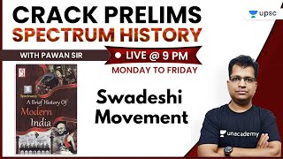 Crack Prelims with Pawan Sir | Spectrum History for UPSC | Swadeshi Movement