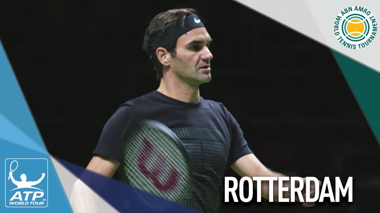 Federer Arrives In Rotterdam For No. 1 Charge