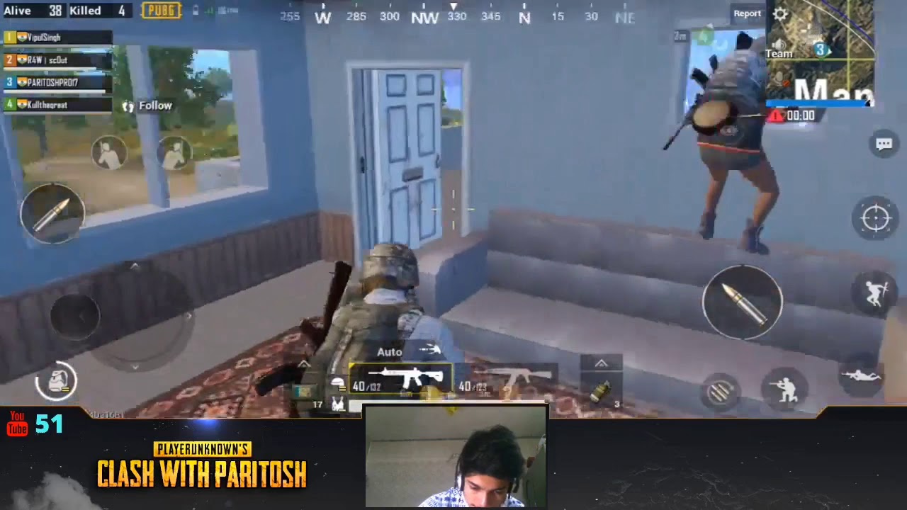 When scout first time played with paritosh on his live stream