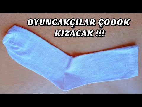 ÇORAPTAN OLDUĞUNA İNANAMAYACAKSINIZ 🧦♻️💯😲🤔🐇🐇