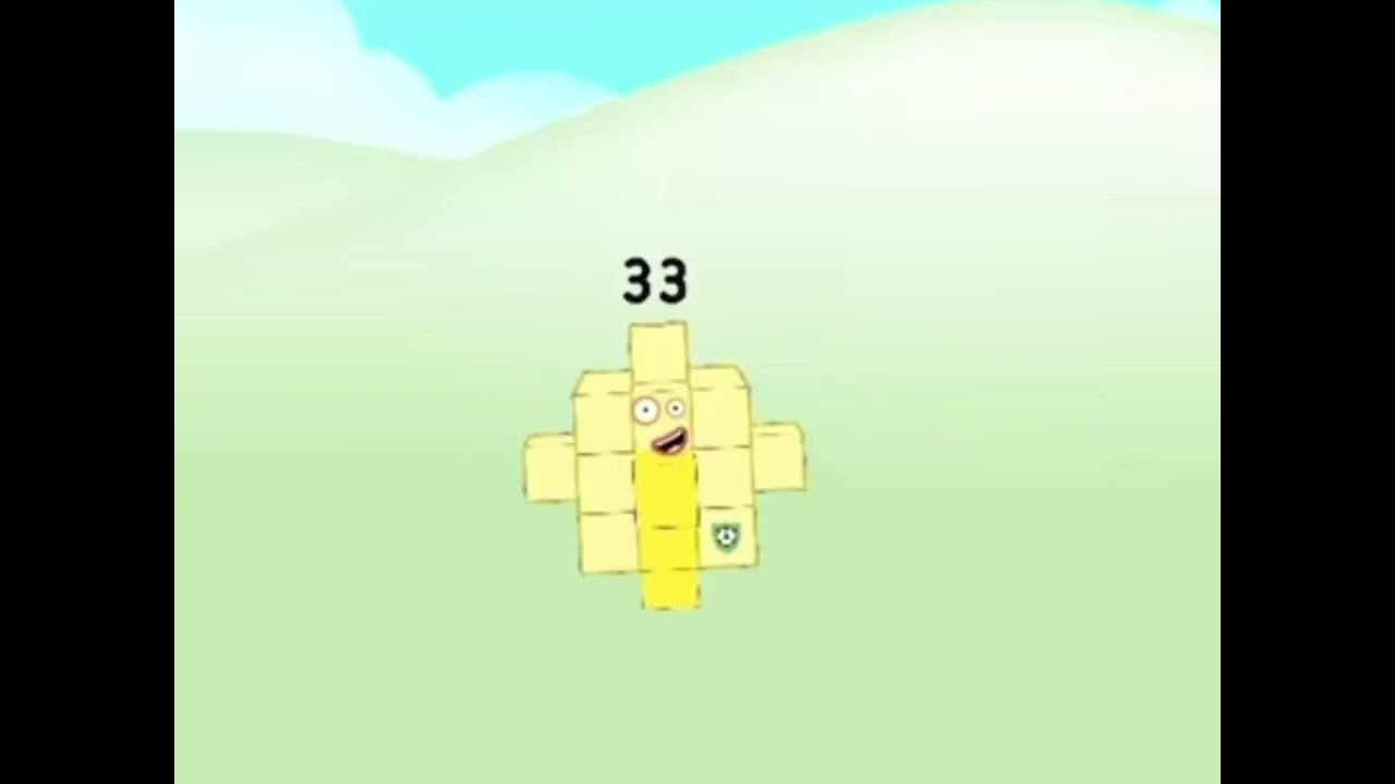 33 from rhombic dodecahedron Numberblocks band looped for 2 minutes and 52 seconds