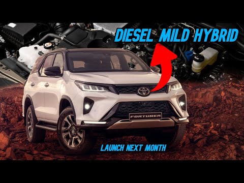 Toyota Fortuner Mild Hybrid India Launch In June - 2.8 Diesel Mild Hybrid -Fortuner Facelift 2025